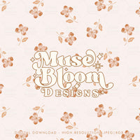 Load image into Gallery viewer, Floral Seamless - Carla Mini - Boho Brown
