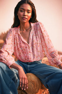 Boho Floral Seamless - Magali Ditsy - Pink