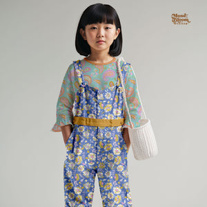 Spring Sumer Watercolor Floral Seamless - Balancê - Blue