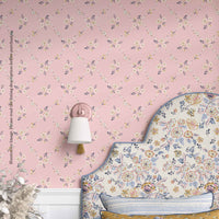 Load image into Gallery viewer, Spring Summer Floral Seamless - Magali Treillis - Pink

