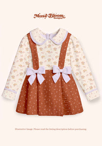 Spring Summer Floral Seamless - Mimi Bunny - Brown