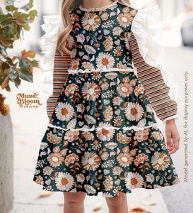 Floral Seamless - Lior - Dark