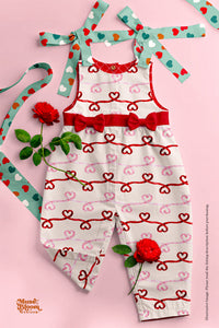 Valentine's Hearts Seamless Print - Josephine - Green